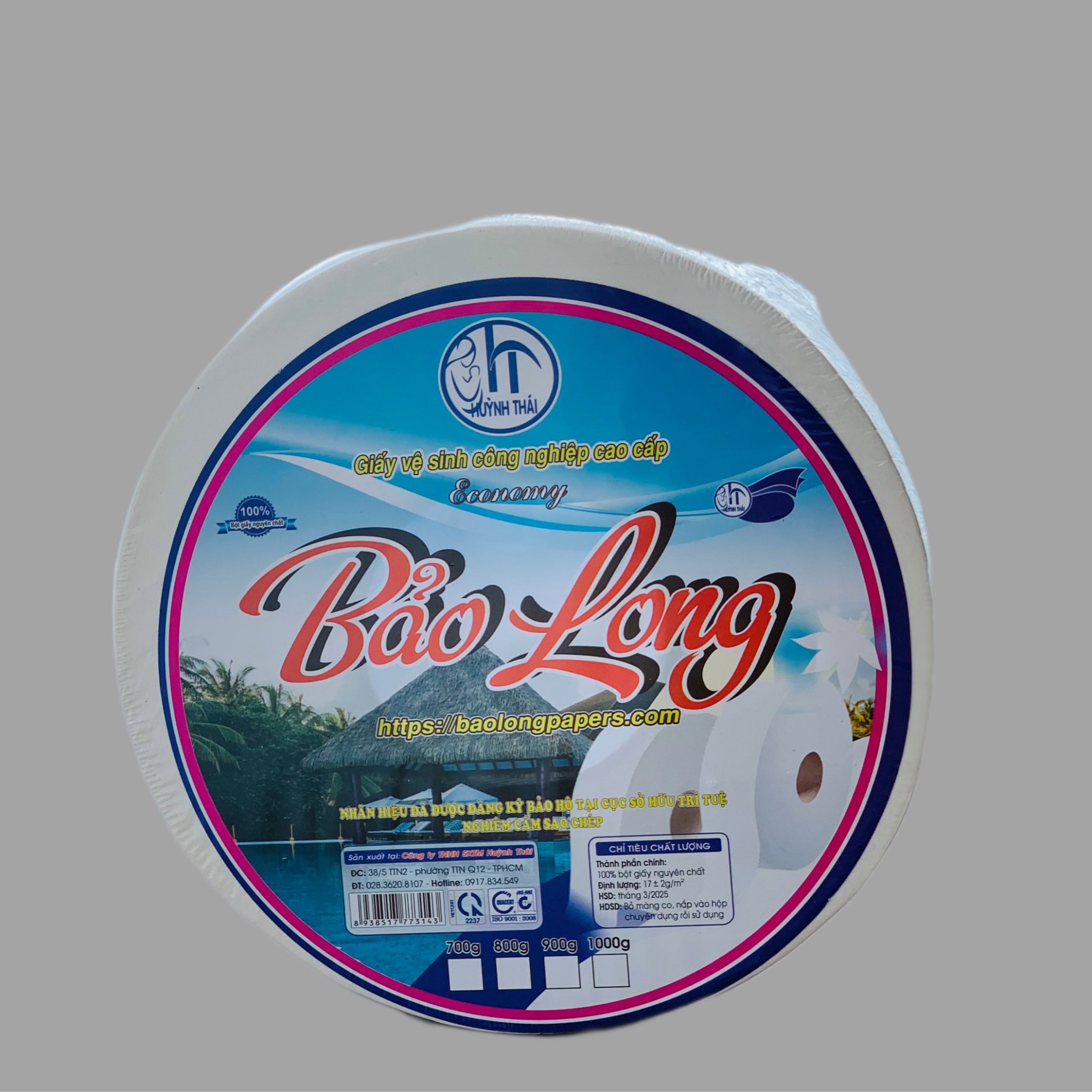 giấy vệ sinh cuộn lớn Bảo Long