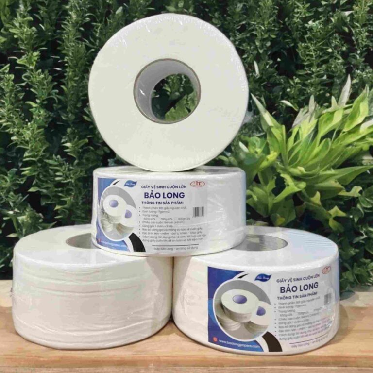 Giấy Vệ Sinh Cuộn Lớn 2 Lớp